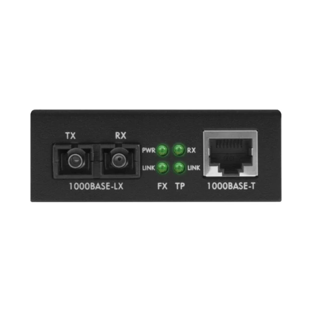 Conversor de mídia Intelbras KGS1120 Giga monomodo 20km com conectores SC e RJ45 para alta velocidade - Foto 2