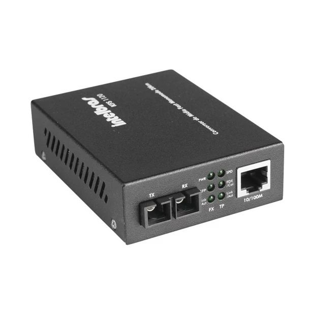Conversor de mídia Intelbras KFS1120 monomodo para distâncias de até 20 km com taxa de transmissão de 1 Gbps - Foto 2