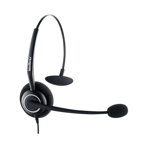 Headset Intelbras CHS 55 RJ9 com microfone cancelador de ruído e tiara ajustável para conforto em longas horas de uso - Foto 2