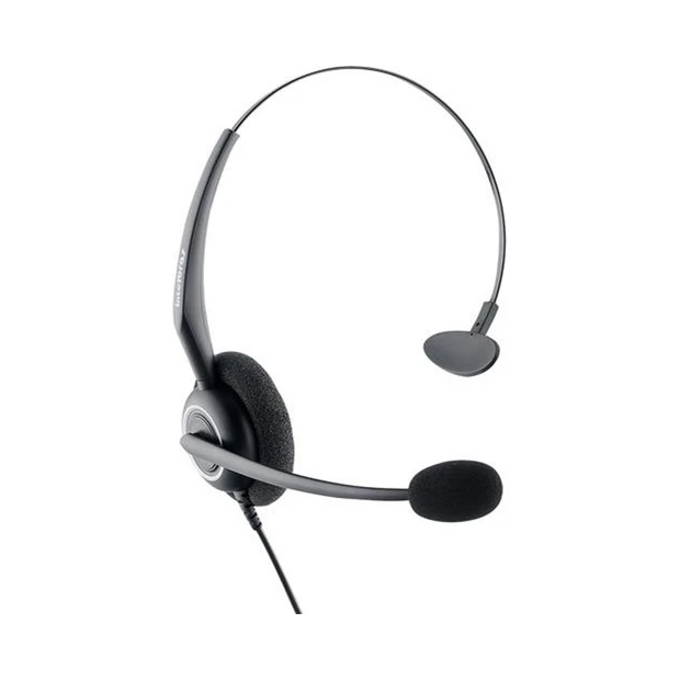 Headset Intelbras CHS 55 RJ9 com microfone cancelador de ruído e tiara ajustável para conforto em longas horas de uso - Foto 4