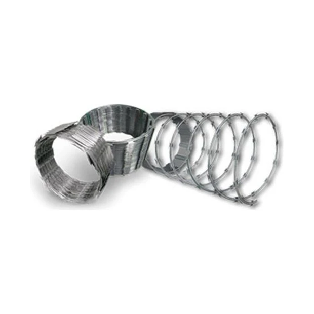 Concertina clipada Vanseg 450mm com 60 espiras para segurança perimetral e resistência em ambientes externos - Foto 2