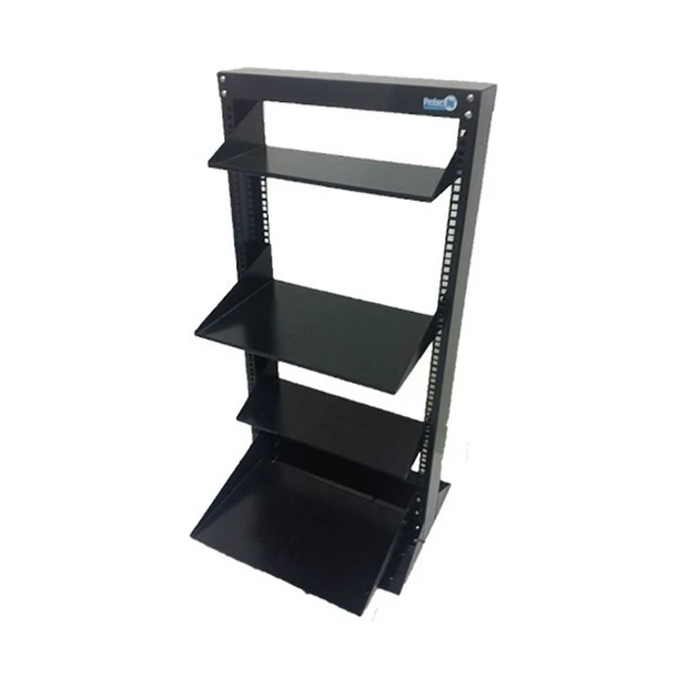 Rack torre PROTECTM 44U x 19P sem portas com estrutura robusta e organizadores de cabos verticais - Foto 3