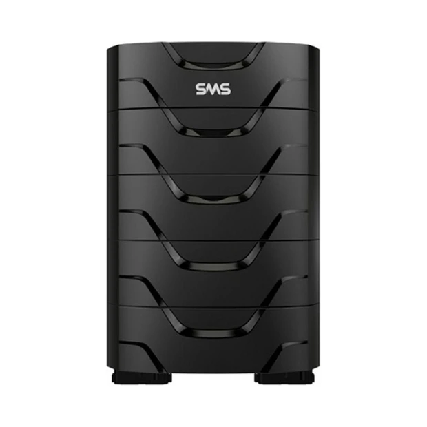 Gabinete metálico para baterias SMS 24V 40Ah com cabo e conector de engate rápido para nobreaks - Foto 2