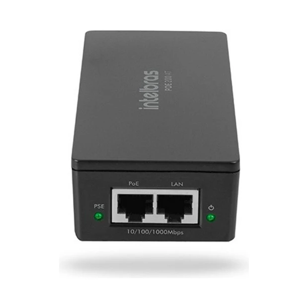 Injetor PoE Intelbras POE 200 AT compatível com 802.3af/at e com até 30 W de potência de saída - Foto 4