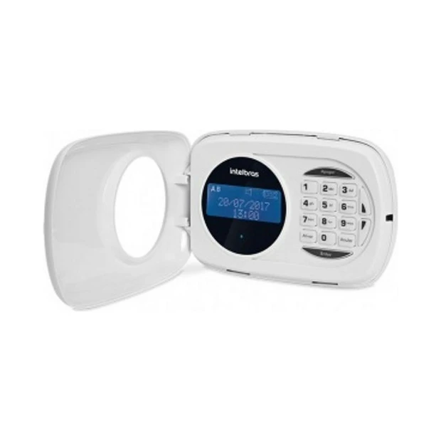 Teclado para centrais de alarme Intelbras XAT 4000 LCD com display e proteção contra violação - Foto 2