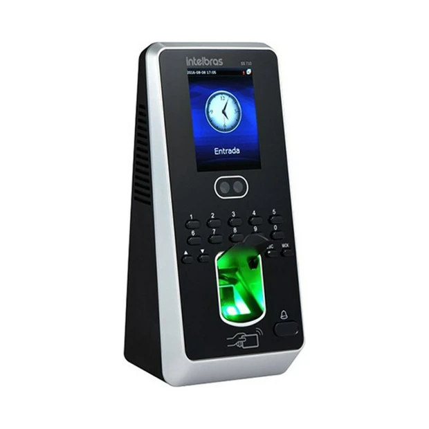 Controlador de acesso facial Intelbras SS 710 com display colorido LCD e múltiplos métodos de autenticação - Foto 2