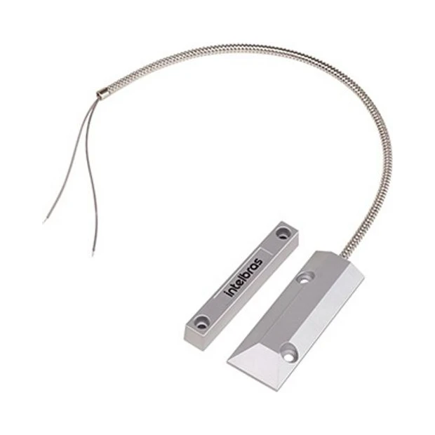 Sensor magnético com fio Intelbras XAS para portas de aço com robustez e confiabilidade na detecção de aberturas - Foto 2