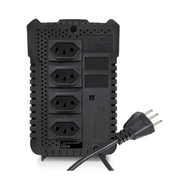 Estabilizador SMS Revolution Speedy New Generation 500 VA 115 V com 4 tomadas e plástico antichama - Foto 2