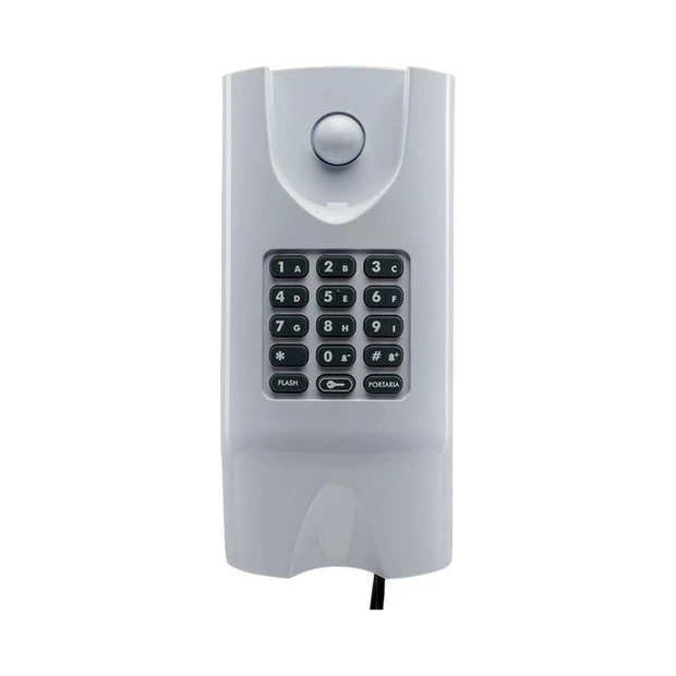 Terminal dedicado Intelbras TDMI 300 branco com teclas para portaria e fechadura e volume de toque ajustável - Foto 3