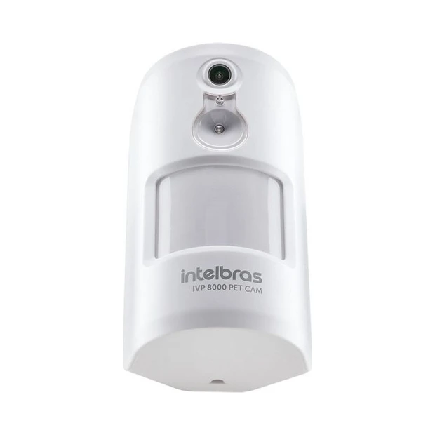 Sensor de movimento passivo sem fio Intelbras IVP 8000 Pet Cam com câmera integrada e visão noturna - Foto 2