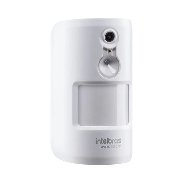 Sensor de movimento passivo sem fio Intelbras IVP 8000 Pet Cam com câmera integrada e visão noturna - Foto 3