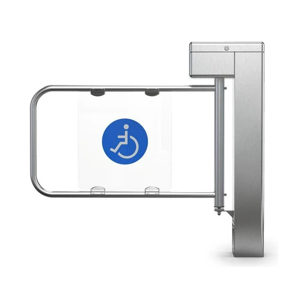 Catraca Control ID iDBlock inox com biometria e display touchscreen de 7 polegadas para controle de acesso - Foto 2