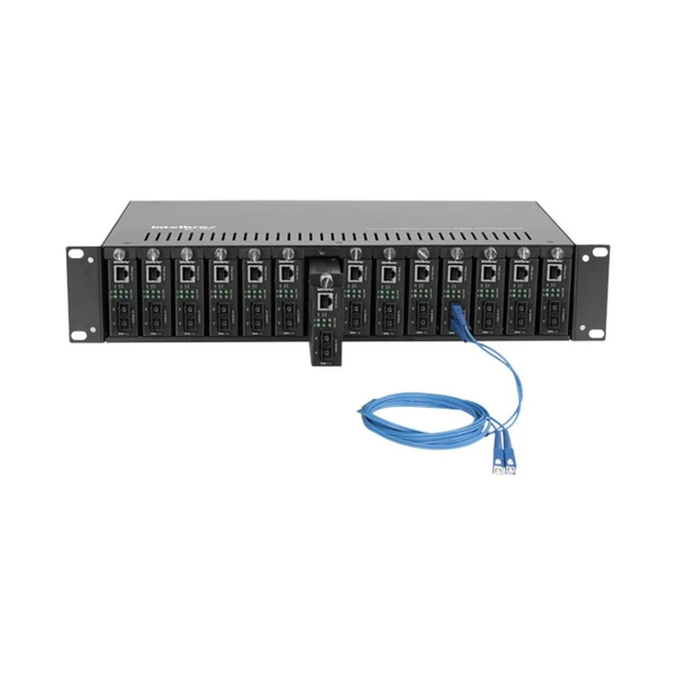 Chassi remanufaturado Intelbras KX 1400 R para conversor de mídia com garantia de 6 meses - Foto 4