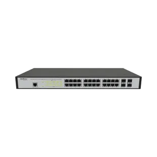 SWITCH 24 PORTAS 10/100/1000 + 4SFP COMBO SG 2404 MR L2+