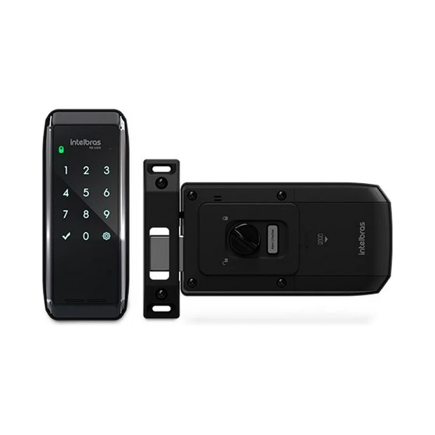 Fechadura digital Intelbras FD 1000 com abertura por até 9 senhas e travamento automático - Foto 3