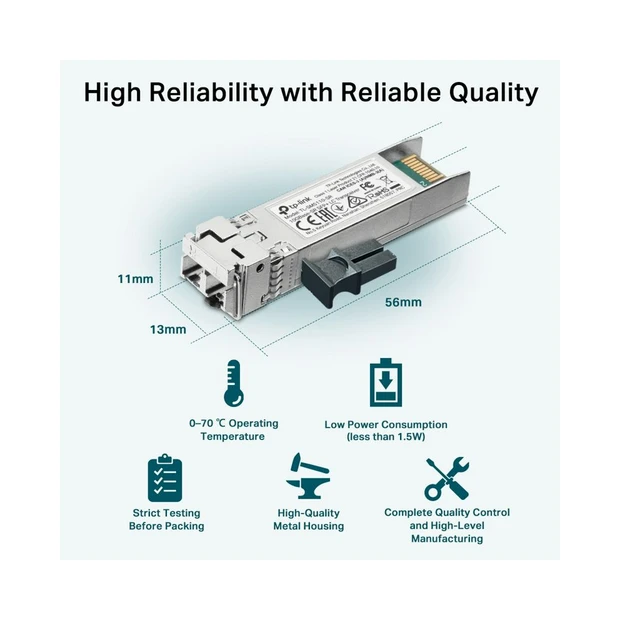 TL-SM5110-SR MULTIMODO 10GBASE-SR SFP+ LC TRANSCEIVER - Foto 7