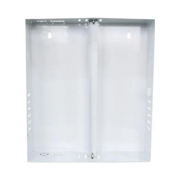 Caixa metálica MAX ELETRON 35x40cm branca com fechadura e ventilação lateral para proteção de DVRs - Foto 3