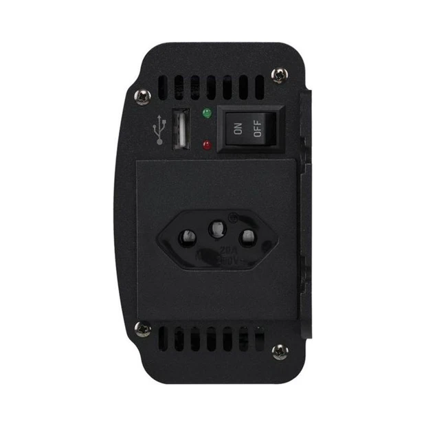 Inversor de tensão Intelbras IMV 402 400W 24VCC para 220VAC com proteção contra sobrecarga e saída USB - Foto 4