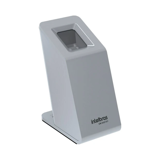 Leitor cadastrador biométrico Intelbras CM 3410 BIO de mesa com tecnologia Plug & Play e resolução de 500 dpi - Foto 2