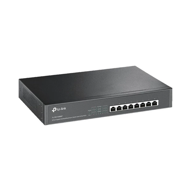 Switch TP-Link TL-SG1008MP 8 portas Gigabit PoE+ para energia e dados em um único cabo - Foto 2