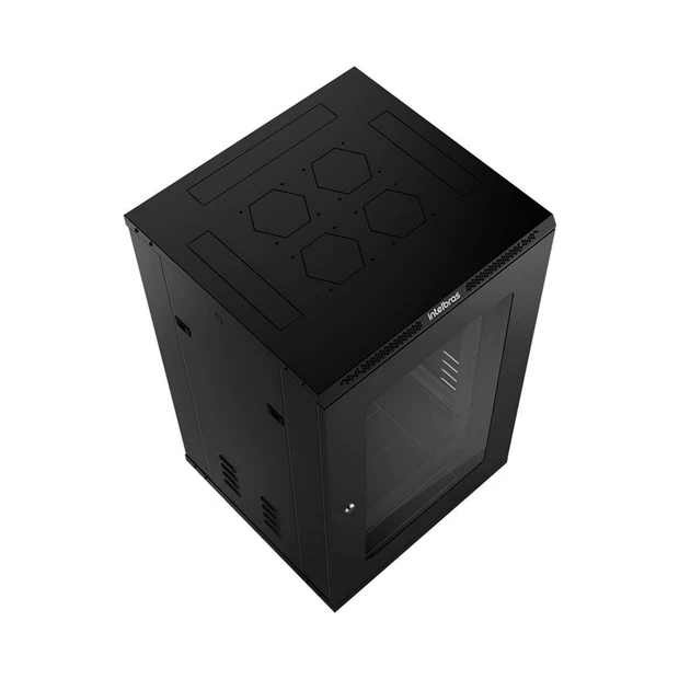Rack De Piso 20ux19px570mm Desmontado Preto Intelbras