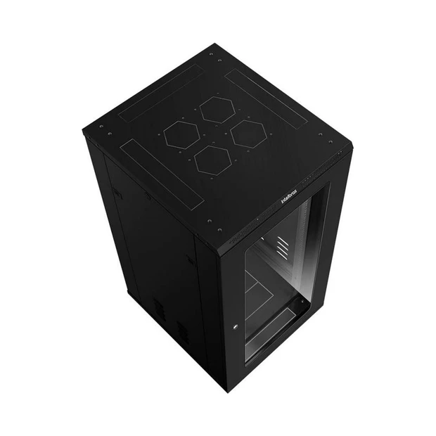 Rack de piso desmontável Intelbras 24U preto com profundidade de 670 mm para armazenar equipamentos eletrônicos - Foto 4