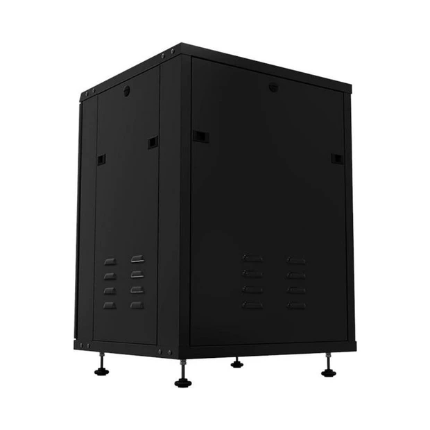 Rack de piso desmontável Intelbras 24U preto com profundidade de 670 mm para armazenar equipamentos eletrônicos - Foto 5