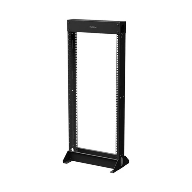 Rack torre Intelbras RT 24 de 24U em aço SAE 1008 com pintura eletrostática epóxi para redes e CFTV - Foto 2