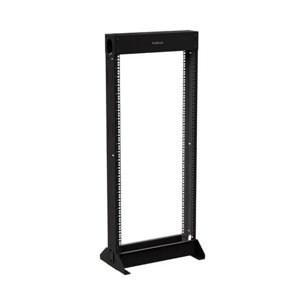 Rack torre Intelbras RT 24 de 24U em aço SAE 1008 com pintura eletrostática epóxi para redes e CFTV - Foto 3