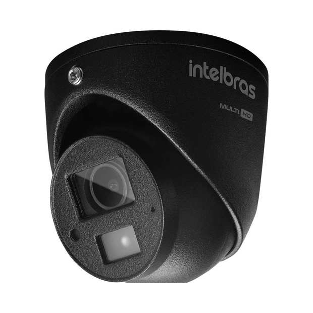 Câmera dome Intelbras VHD 3220 MINI D preta com qualidade Full HD e alcance infravermelho de 20 metros - Foto 3