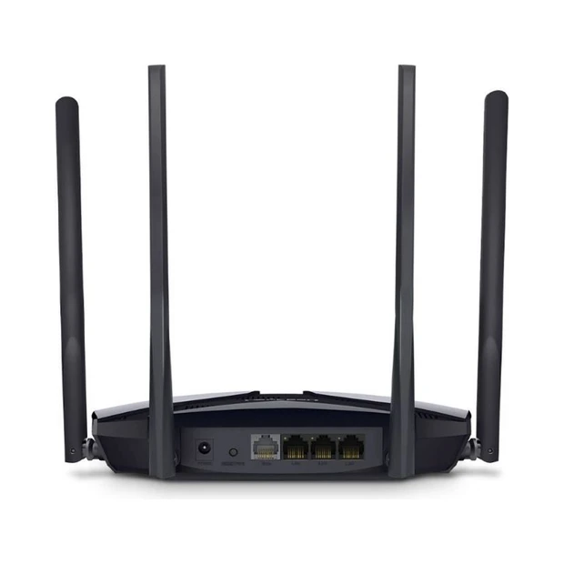 Roteador wireless Mercusys MR70X dual band Wi-Fi 6 AX1800 com quatro antenas e suporte a múltiplos dispositivos - Foto 2