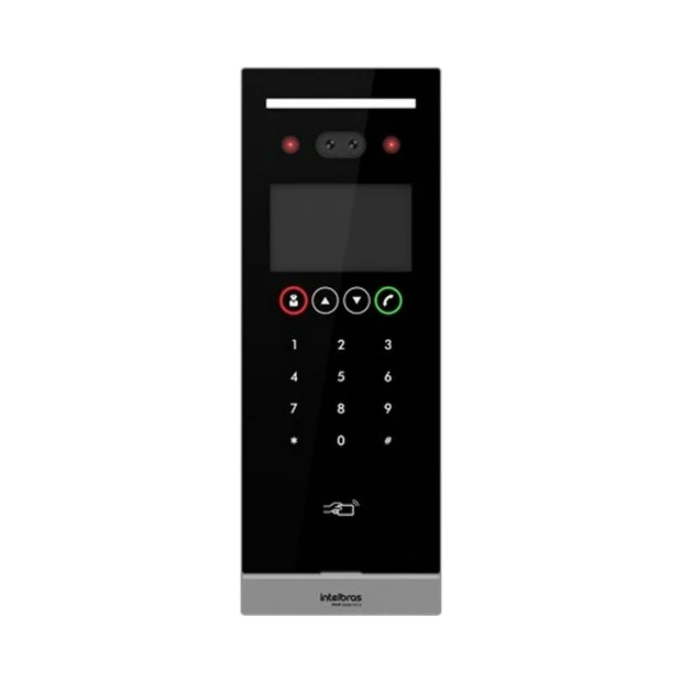 Porteiro externo Intelbras PVIP 2216 com reconhecimento facial e câmera integrada para comunicação de áudio e vídeo - Foto 2