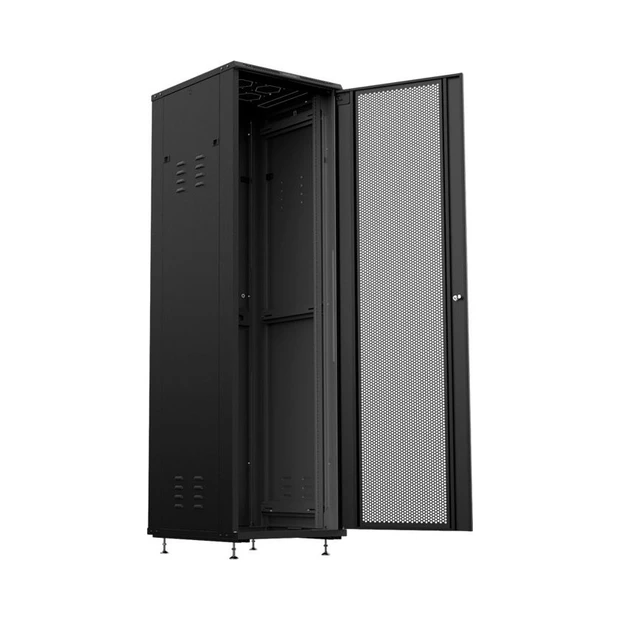 Rack de piso Intelbras RPD 4467 PP desmontável com 44U de altura e porta perfurada para ventilação - Foto 2