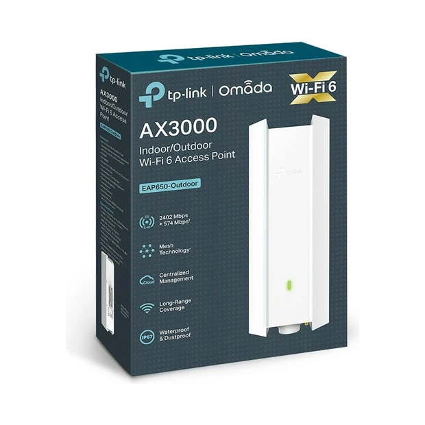 Access Point Wireless TP-LINK EAP650-OUTDOOR Wi-Fi 6 AX3000 com proteção IP67 e suporte PoE para ambientes externos - Foto 8