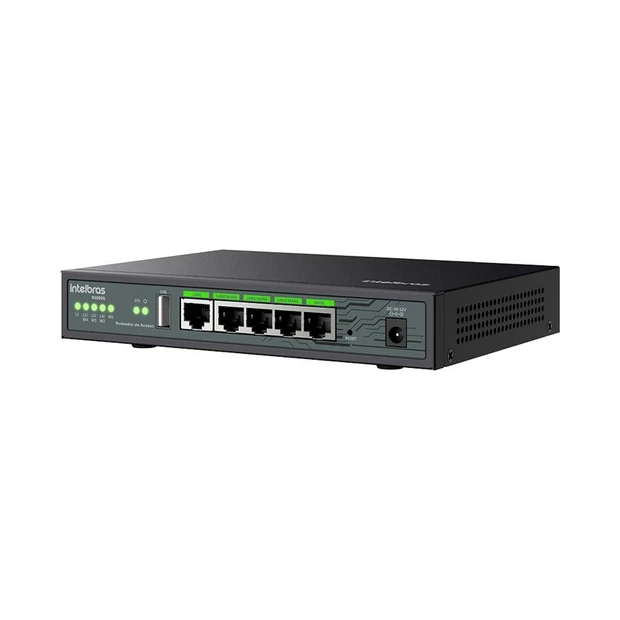 Roteador VPN Intelbras R3005G com 5 portas Gigabit Ethernet e suporte a balanceamento de carga - Foto 2