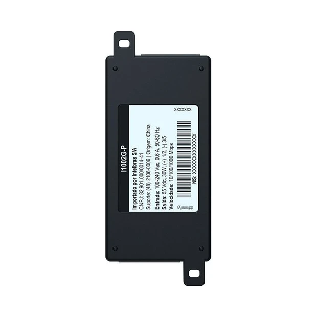 Injetor PoE Intelbras I1002G-P com 2 portas gigabit Ethernet e potência PoE de até 30W - Foto 6