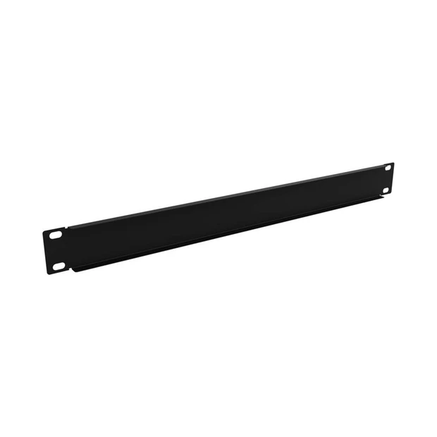 Frente falsa 1U Intelbras FF1U preta em aço com pintura eletrostática e dimensões de 488 x 44 x 10 mm - Foto 2