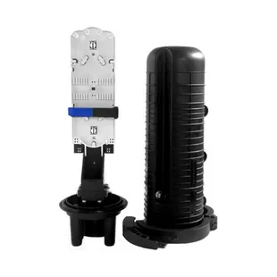 Caixa de emenda óptica Shoreline modelo SH-CE24F-VT300 com 24 fibras e sistema de vedação termocontrátil