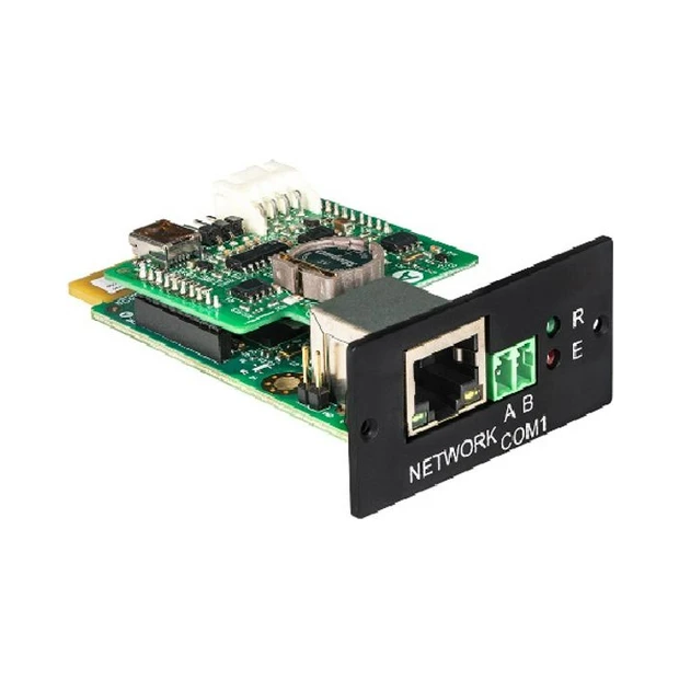 Placa SNMP Intelbras PGR 502S para gerenciamento remoto com monitoramento da qualidade da energia e desligamentos programados - Foto 2