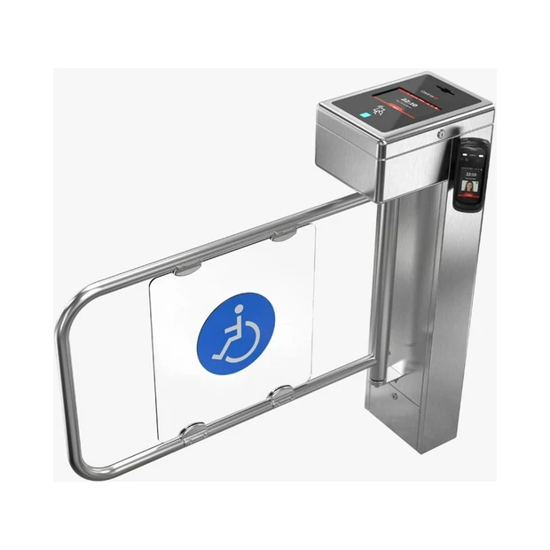 Catraca CONTROL IDBLOCK inox com reconhecimento facial e display touchscreen de 7 para controle de acesso - Foto 2