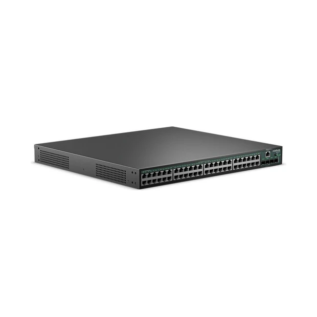 Switch gerenciável Intelbras S2352G-PB com 48 portas Gigabit Ethernet e 4 portas SFP+ para uplinks de 10 Gbps - Foto 4