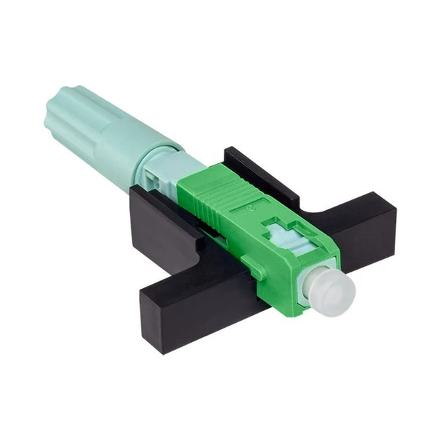 Conector óptico SC/APC SM 3mm verde Intelbras com baixa perda óptica e alta resistência à tração - Foto 2