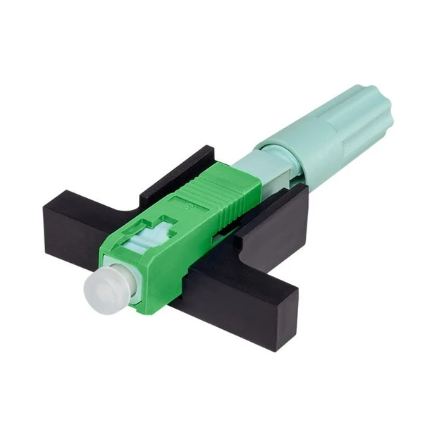 Conector óptico SC/APC SM 3mm verde Intelbras com baixa perda óptica e alta resistência à tração - Foto 3