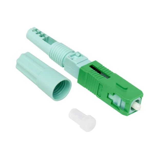 Conector óptico SC/APC SM 3mm verde Intelbras com baixa perda óptica e alta resistência à tração - Foto 4
