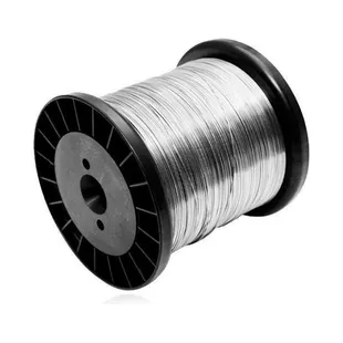 Fio de aço inox BUFALLO INOX 1,20 mm com acabamento polido brilhante e acondicionado em carretel N° 03