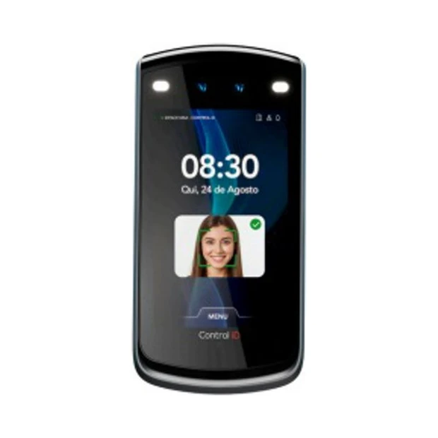 Controlador de acesso facial Control ID iDFace Max 10K com design moderno e display touchscreen LCD de 7” - Foto 2