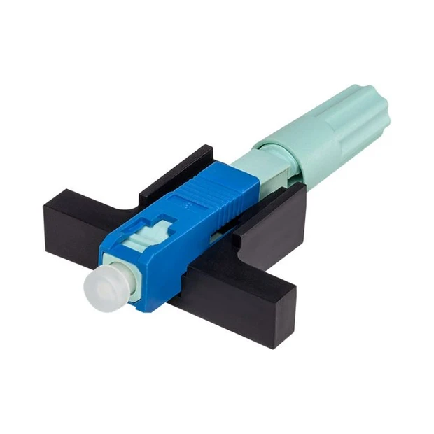 Conector óptico SC/UPC azul Intelbras para cabos drop flat 3mm com baixa perda óptica e alta resistência - Foto 3