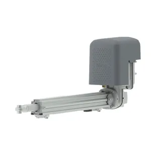 Motor pivotante NICE Alum Plus STD 220V com capacidade para portões de até 350kg e tempo de abertura de 29 segundos