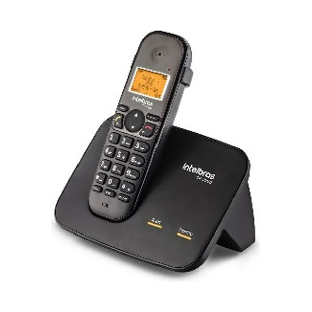 Telefone IP sem fio Intelbras TIP 1001D com tecnologia DECT e bateria de 2,4 VCC 600 mAh para ligações práticas - Foto 2