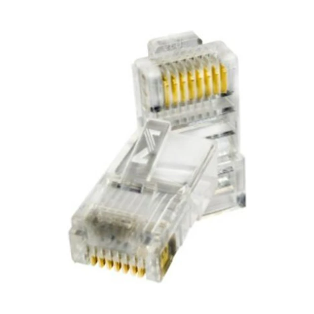 Pino Jack RJ-45 8x8 Cat 5E Megatron conector macho para redes de dados com transmissão de até 1Gbps - Foto 2
